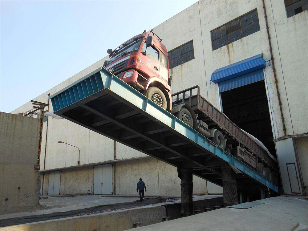 后翻式液壓卸車